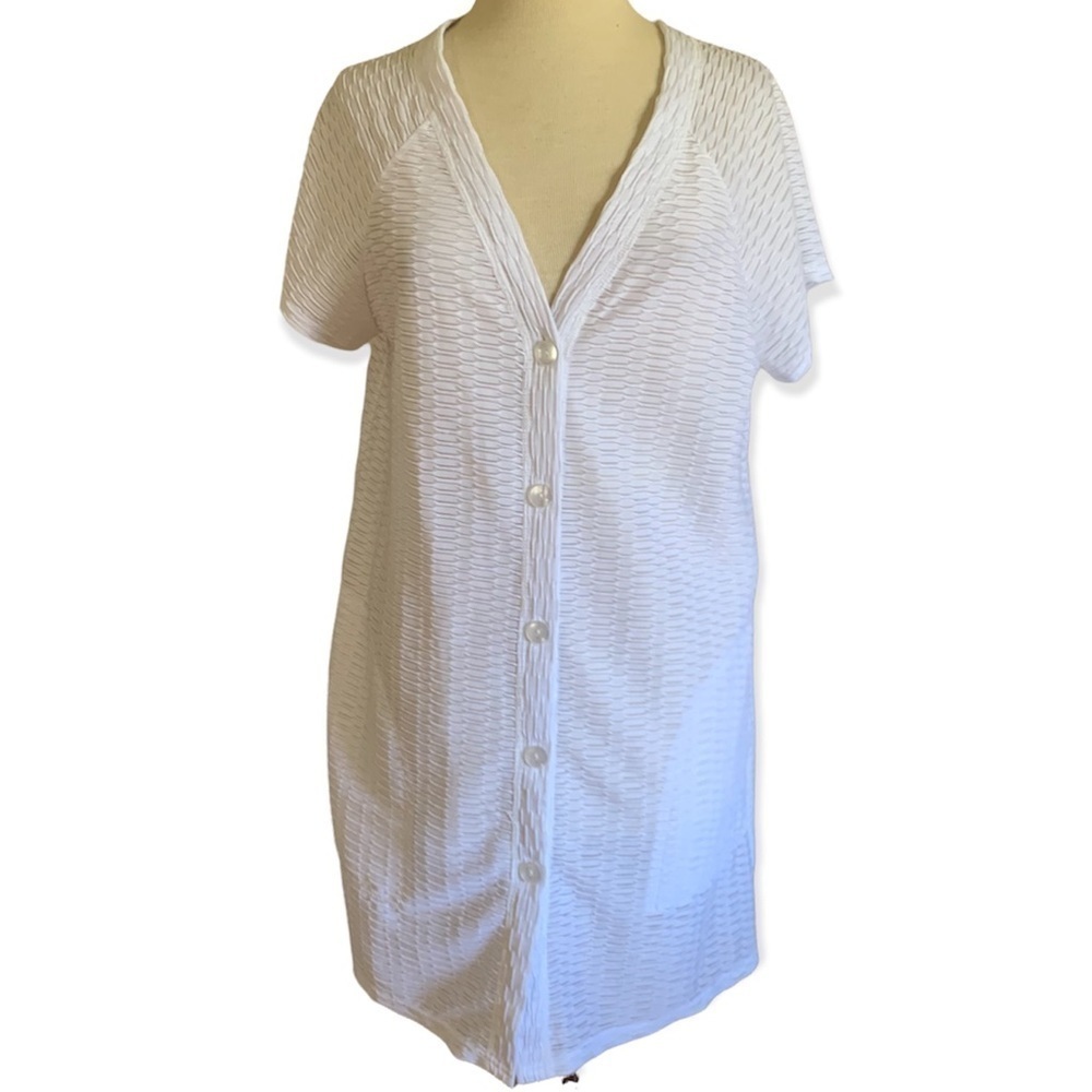 JORDAN TAYLOR XL White Swim Cover up dress